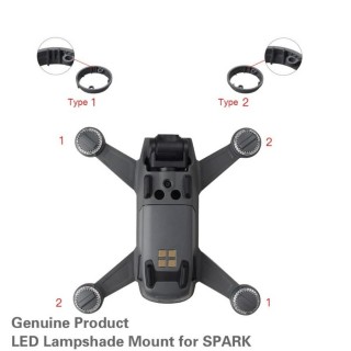 Dji Spark LED Shade Lampshade Shell - dji spark dudukan cover led